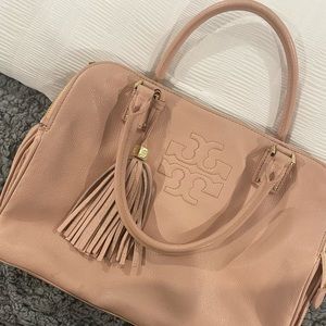 Tory Burch Blush Leather Purse with Dust Bag.